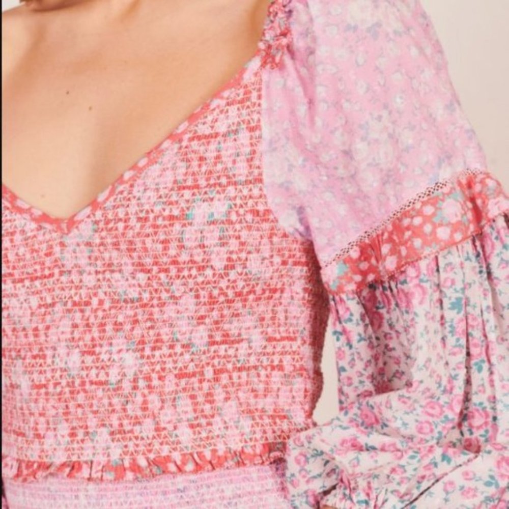 Loveshackfancy Ensley Mini Dress pink - Picture 7 of 17